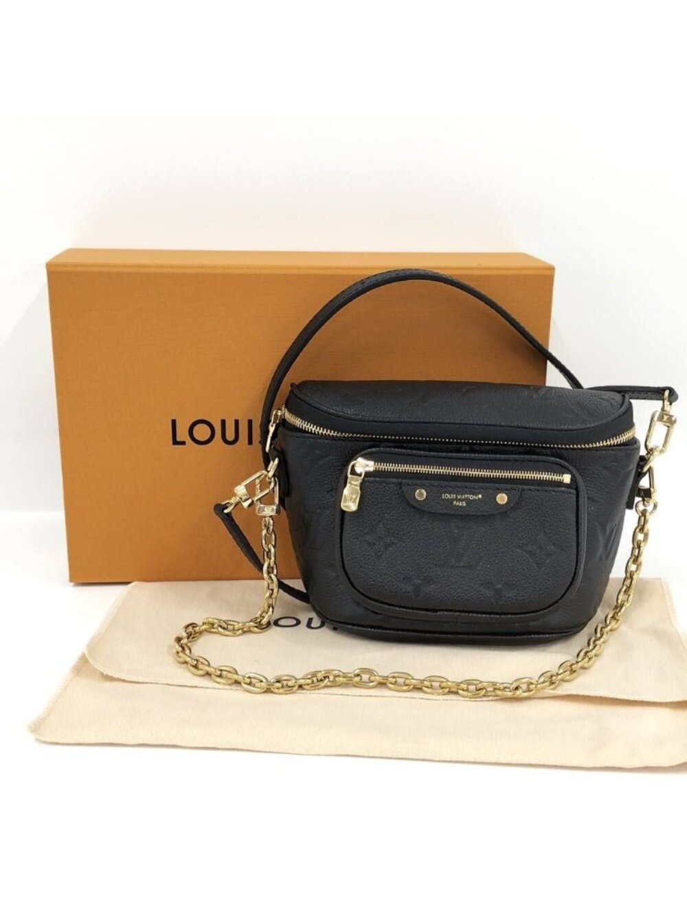 Louis Vuitton Mini Bum Bag Monogram Empreinte Black - Picture 8 of 8